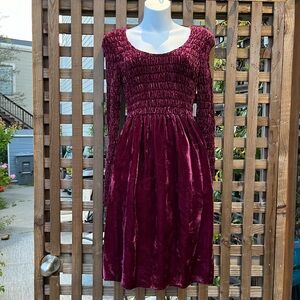 Moda International Burgundy Mini Dress